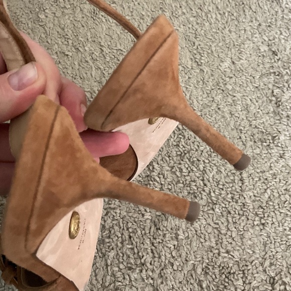 Veronica Beard Tan Slingback Heels - Picture 5 of 8